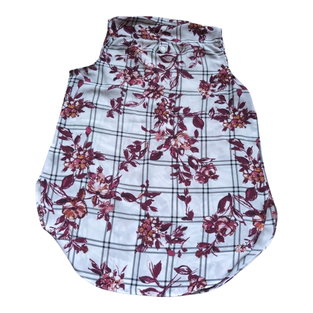 Fortune And Ivy Sleeveless Floral Blouse Size Large - Picture 3 of 3